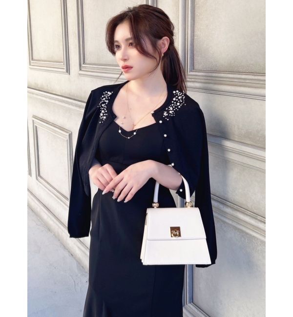 RESEXXY「ビジューアンサンブルニット」|カーディガン|