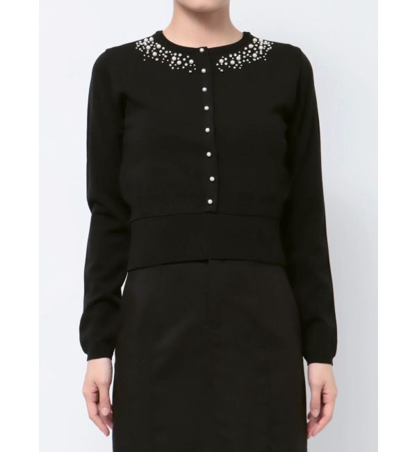 RESEXXY「ビジューアンサンブルニット」|カーディガン|