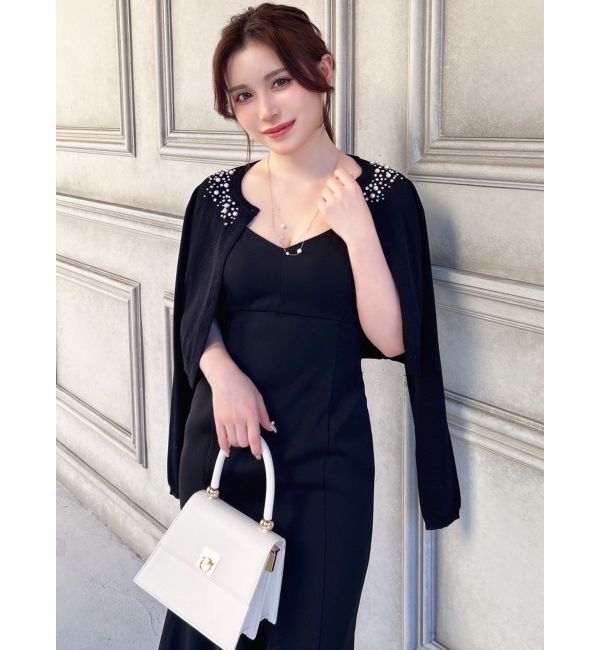 RESEXXY「ビジューアンサンブルニット」|カーディガン|