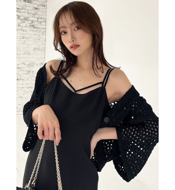 RESEXXY「クロシェカーディガン【セットアップ着用可能】」|カーディガン|