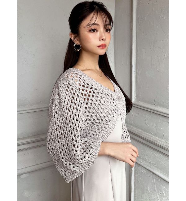 RESEXXY「クロシェカーディガン【セットアップ着用可能】」|カーディガン|