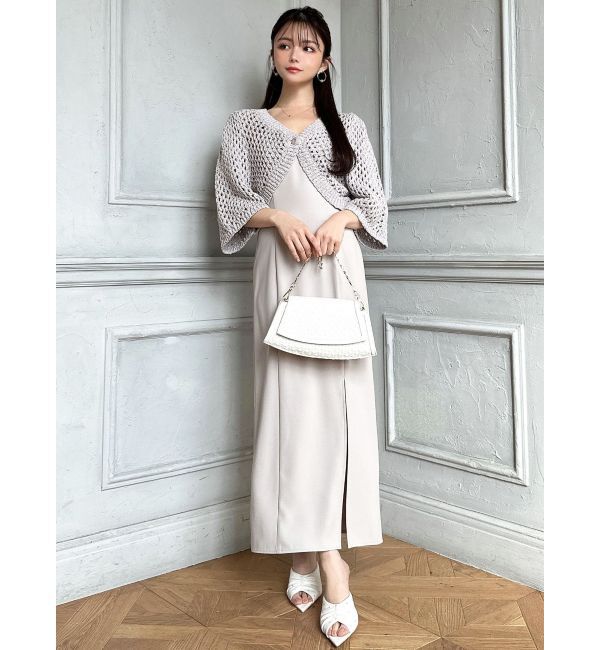 RESEXXY「クロシェカーディガン【セットアップ着用可能】」|カーディガン|