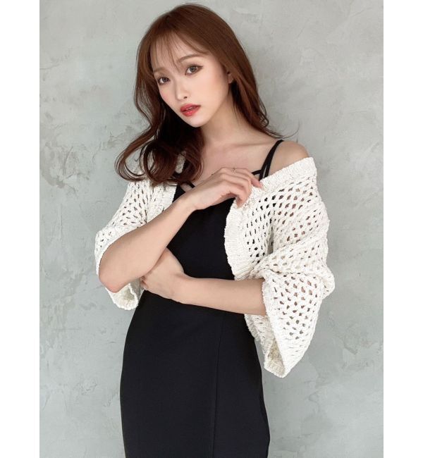 RESEXXY「クロシェカーディガン【セットアップ着用可能】」|カーディガン|