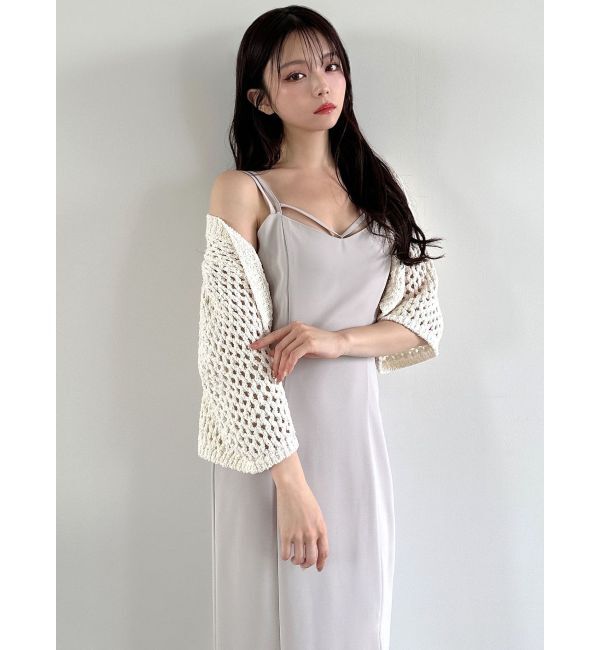 RESEXXY「クロシェカーディガン【セットアップ着用可能】」|カーディガン|