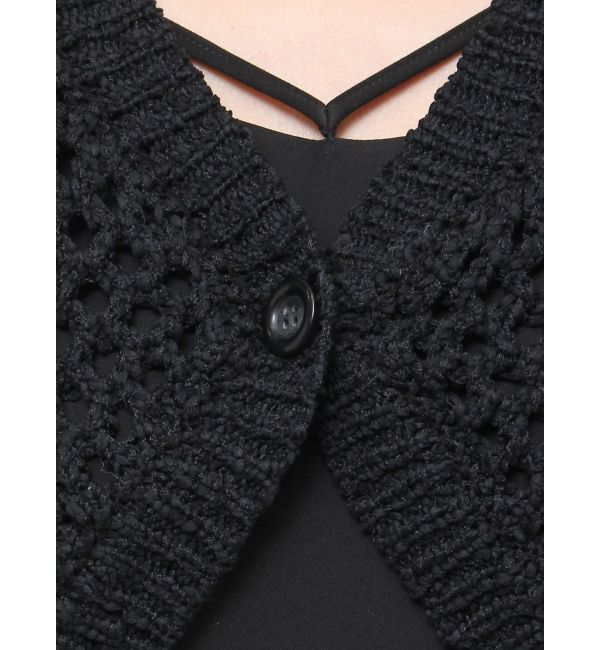 RESEXXY「クロシェカーディガン【セットアップ着用可能】」|カーディガン|