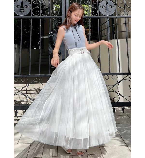 RESEXXY「ノースリーブボウタイニットトップス」|ニット・セーター|