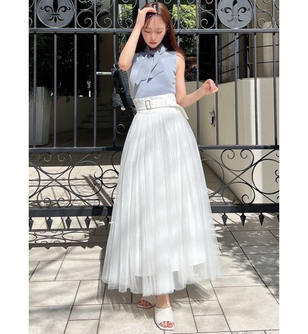 RESEXXY「ノースリーブボウタイニットトップス」|ニット・セーター|