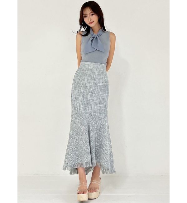 RESEXXY「ノースリーブボウタイニットトップス」|ニット・セーター|