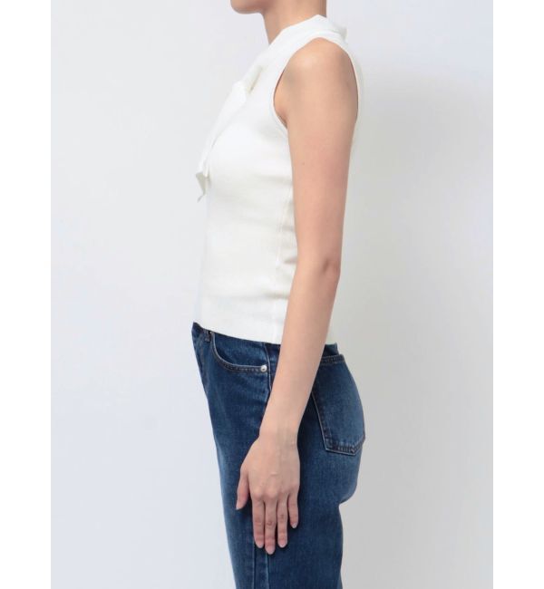 RESEXXY「ノースリーブボウタイニットトップス」|ニット・セーター|