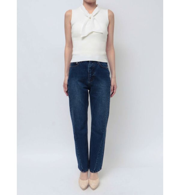 RESEXXY「ノースリーブボウタイニットトップス」|ニット・セーター|