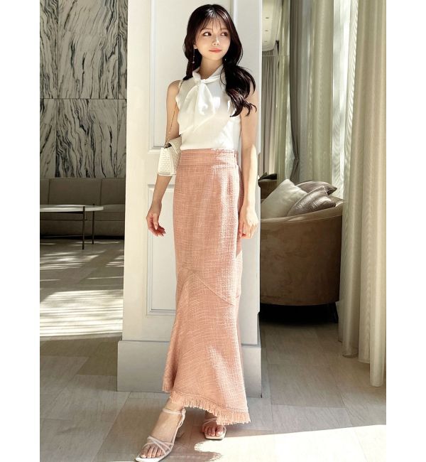 RESEXXY「ノースリーブボウタイニットトップス」|ニット・セーター|