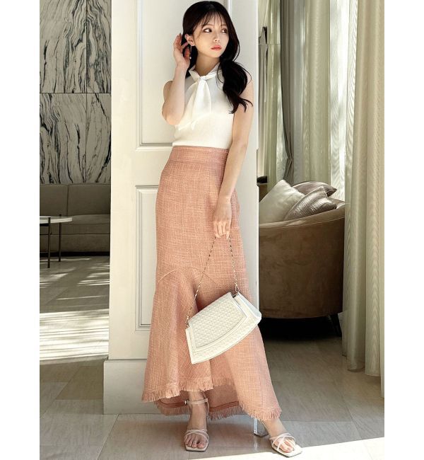 RESEXXY「ノースリーブボウタイニットトップス」|ニット・セーター|