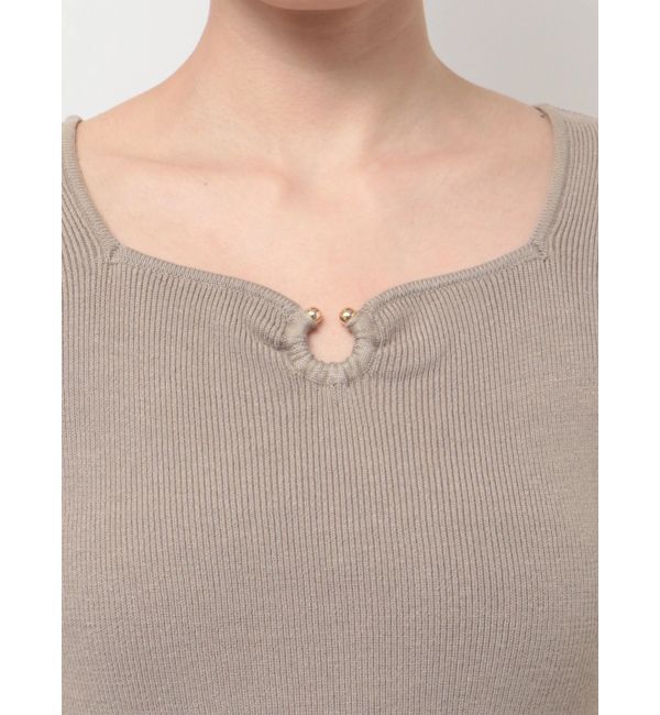 RESEXXY「ギャザーポイントタイトニットワンピース」|ワンピース|