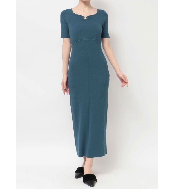 RESEXXY「ギャザーポイントタイトニットワンピース」|ワンピース|