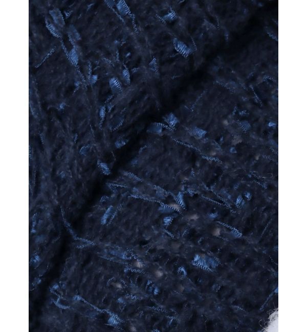 RESEXXY「バイカラーツイードニットカーディガン【セットアップ着用可能】」|カーディガン|