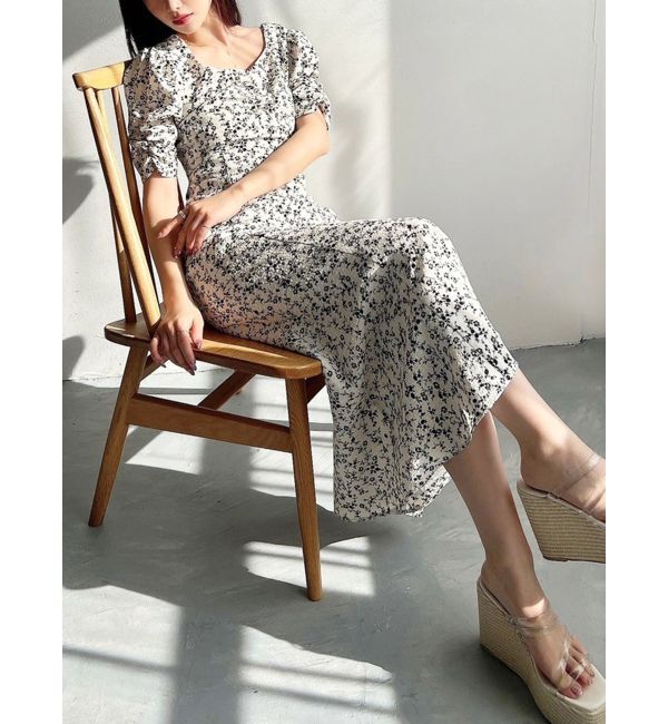 RESEXXY「バックオープンマーメイドワンピース」|ワンピース|ホワイト