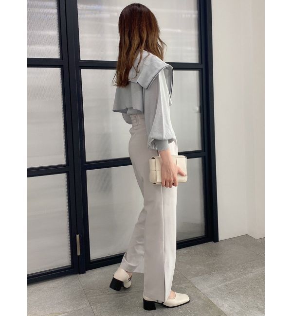 dazzlin「シアーレイヤードジップトップス」|カーディガン|