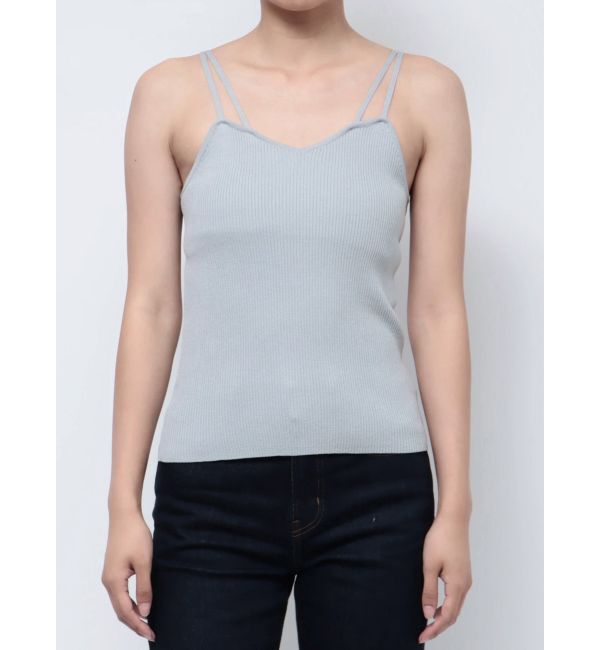 dazzlin「シアーレイヤードジップトップス」|カーディガン|