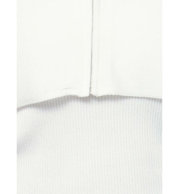 dazzlin「シアーレイヤードジップトップス」|カーディガン|