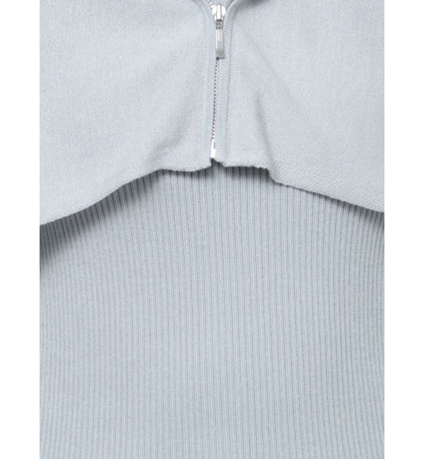 dazzlin「シアーレイヤードジップトップス」|カーディガン|