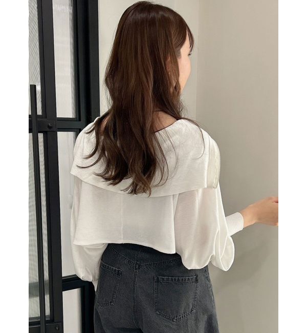 dazzlin「シアーレイヤードジップトップス」|カーディガン|