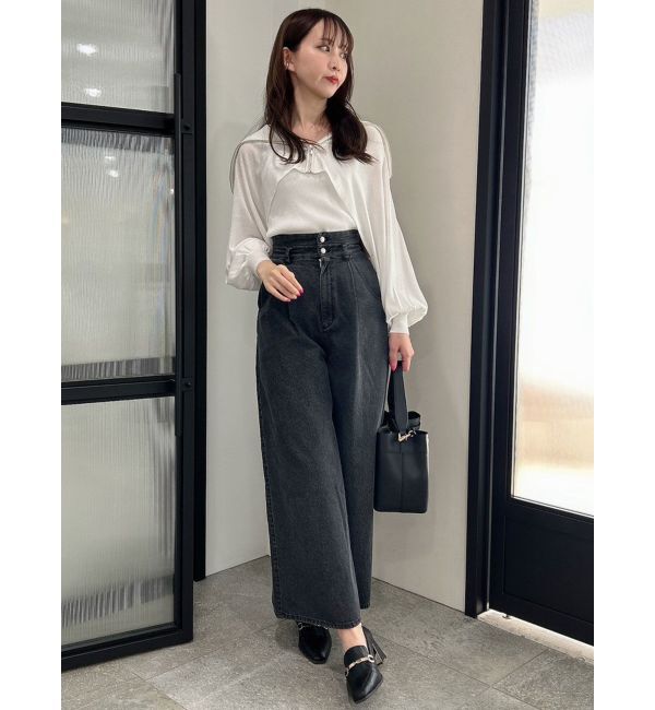 dazzlin「シアーレイヤードジップトップス」|カーディガン|