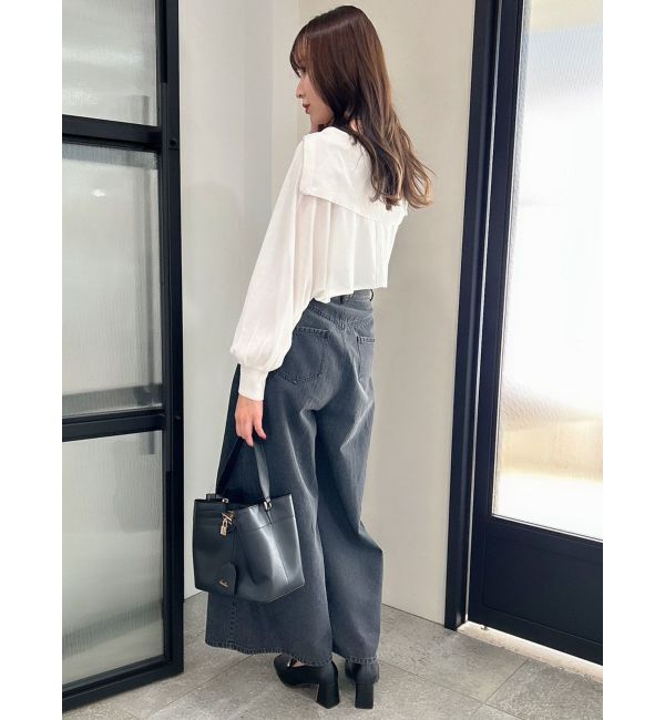 dazzlin「シアーレイヤードジップトップス」|カーディガン|