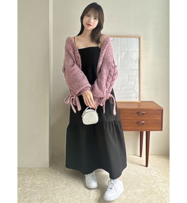 dazzlin「ケーブルショートカーディガン」|カーディガン|