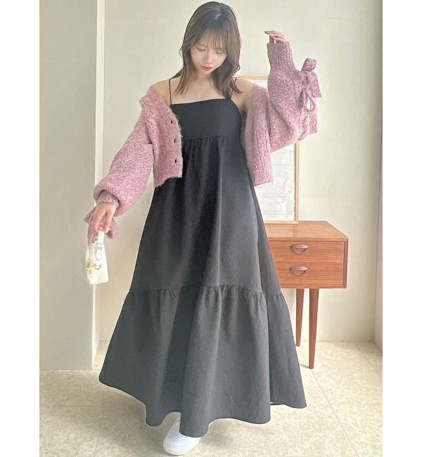 dazzlin「ケーブルショートカーディガン」|カーディガン|