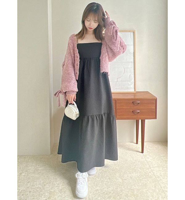 dazzlin「ケーブルショートカーディガン」|カーディガン|