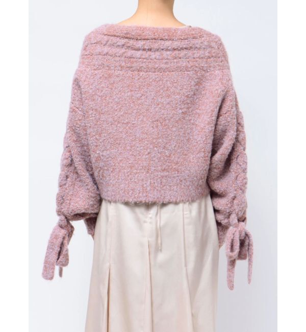 dazzlin「ケーブルショートカーディガン」|カーディガン|