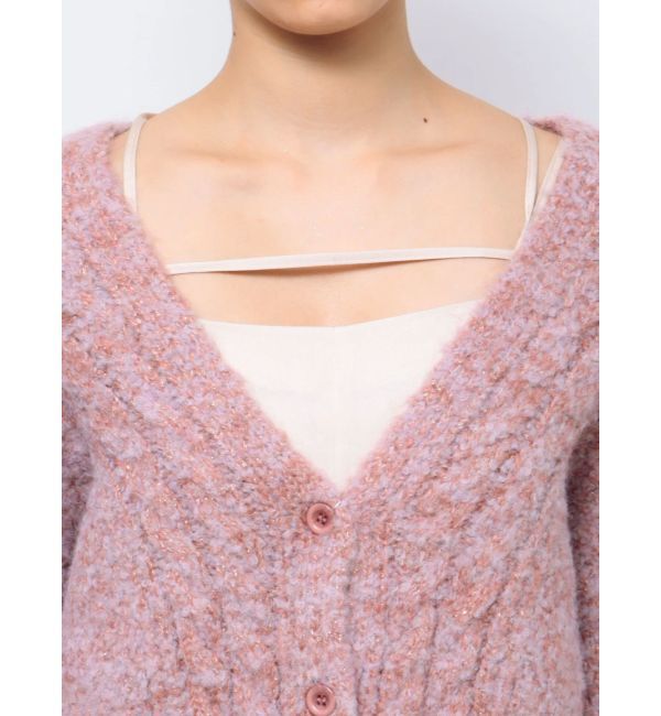 dazzlin「ケーブルショートカーディガン」|カーディガン|