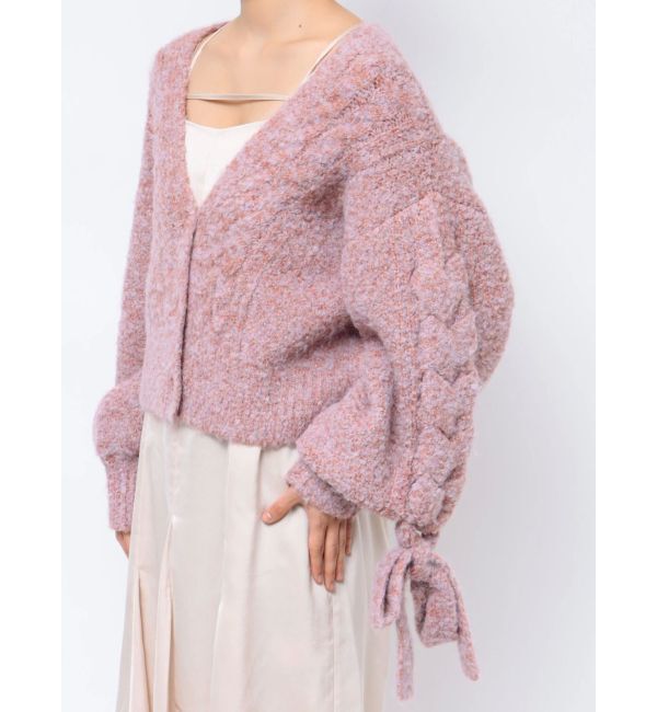 dazzlin「ケーブルショートカーディガン」|カーディガン|