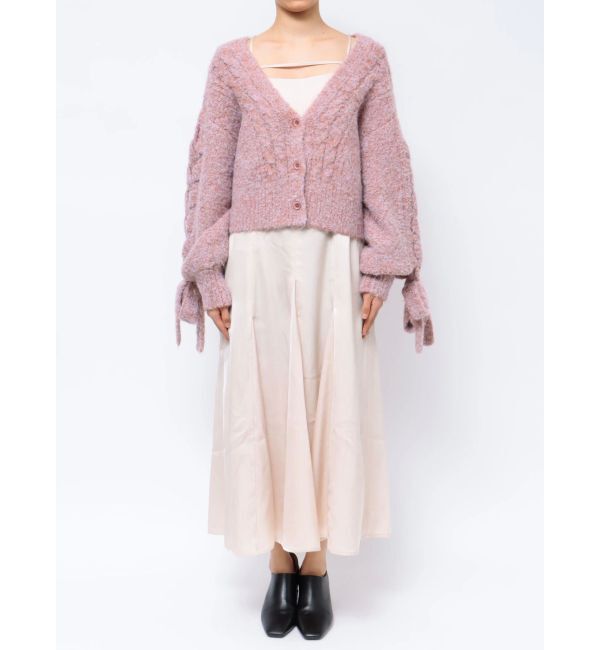 dazzlin「ケーブルショートカーディガン」|カーディガン|