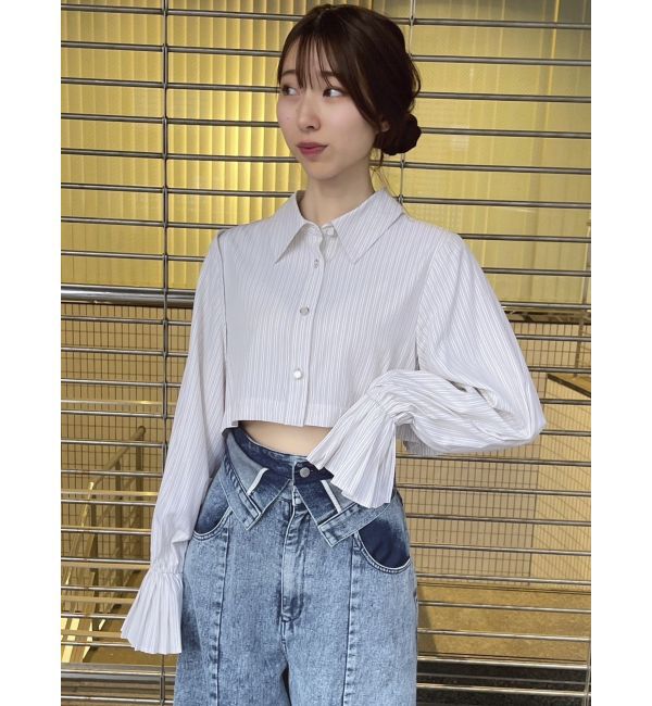 dazzlin「2WAYショートミニシャツワンピース」|ワンピース|