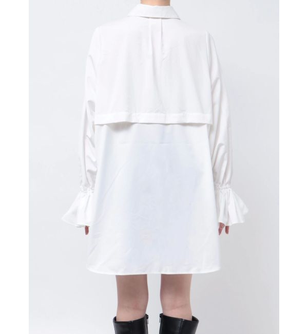 dazzlin「2WAYショートミニシャツワンピース」|ワンピース|