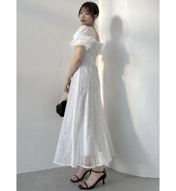 dazzlin「チュールベールレースワンピース」|ドレス|