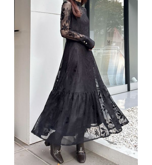 MERCURYDUO「レースティアードワンピース」|ワンピース|