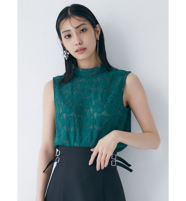 MURUA「レースノースリーブトップス」|シャツ・ブラウス|