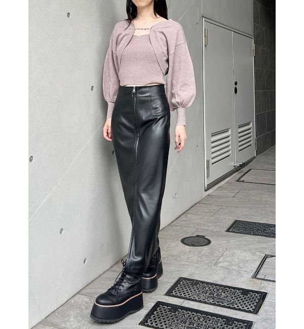 MURUA「ボレロカーデ&times;キャミSET」|カーディガン|