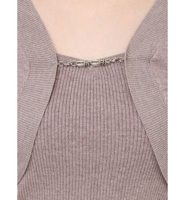 MURUA「ボレロカーデ&times;キャミSET」|カーディガン|