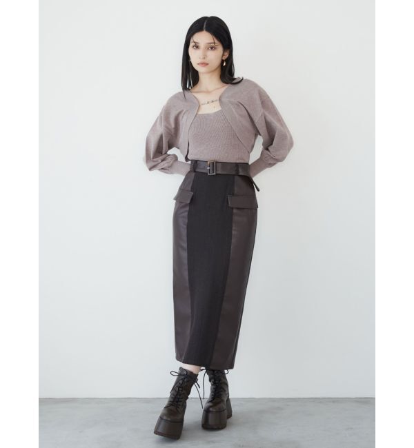 MURUA「ボレロカーデ&times;キャミSET」|カーディガン|