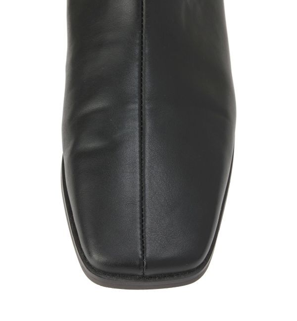 Ungrid「ミドル丈フラットブーツ」|ショートブーツ|