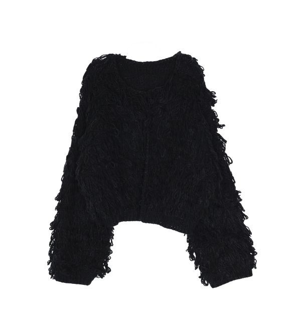 Ungrid「ループヤーンニットカーデ」|カーディガン|