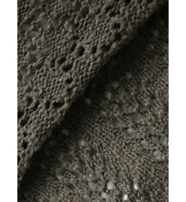 Ungrid「2Way透かし編みニットカーディガン」|カーディガン|