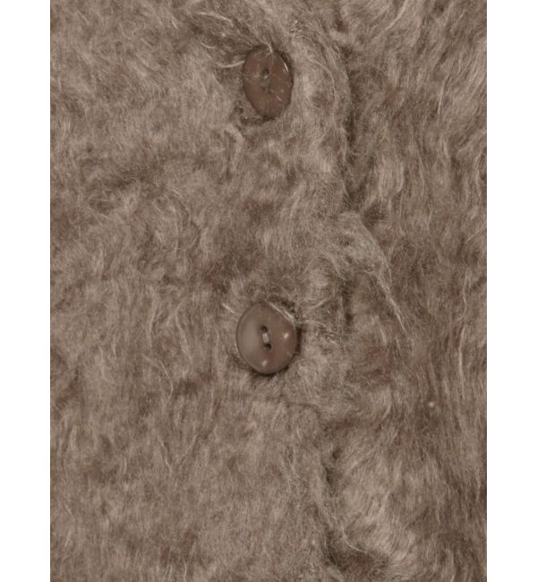 LAGUNAMOON「ファーライクニットカーディガン」|カーディガン|