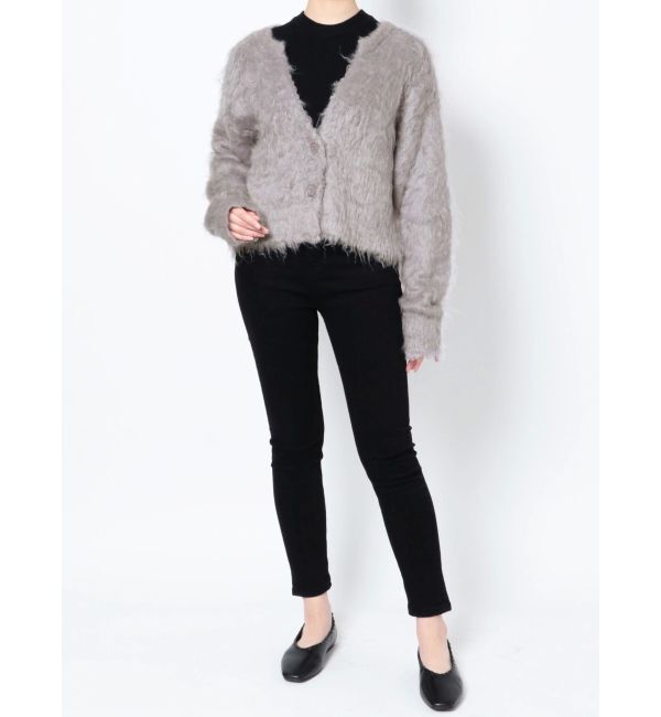 LAGUNAMOON「ファーライクニットカーディガン」|カーディガン|