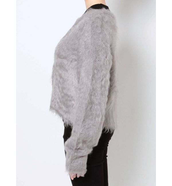 LAGUNAMOON「ファーライクニットカーディガン」|カーディガン|