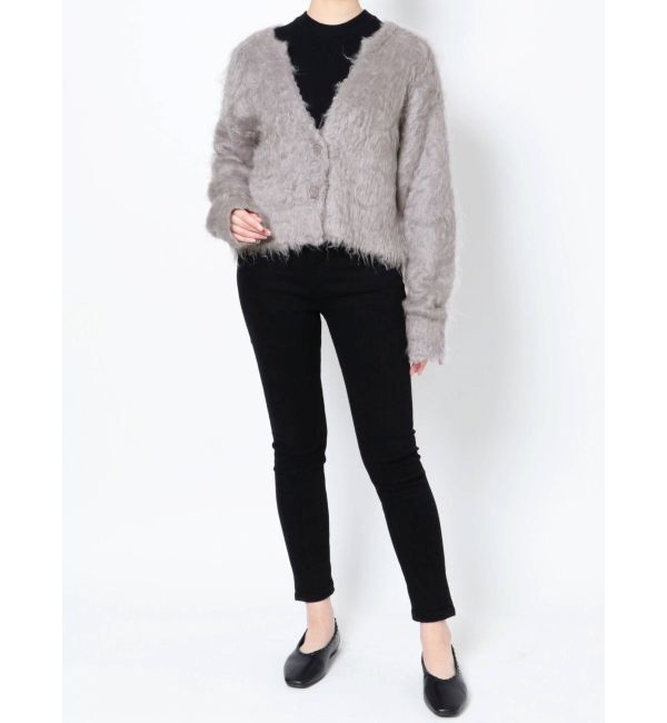 LAGUNAMOON「ファーライクニットカーディガン」|カーディガン|