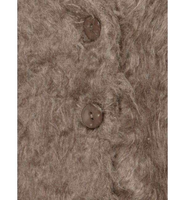 LAGUNAMOON「ファーライクニットカーディガン」|カーディガン|